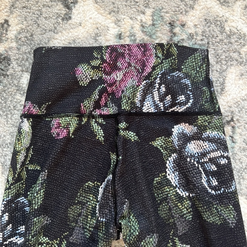 Lululemon Wunder Under Garden Party Floral Leggings - Picture 5 of 6